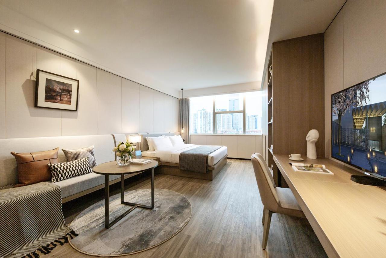 Cm Serviced Apartment Shenzhen Dongmen Bagian luar foto