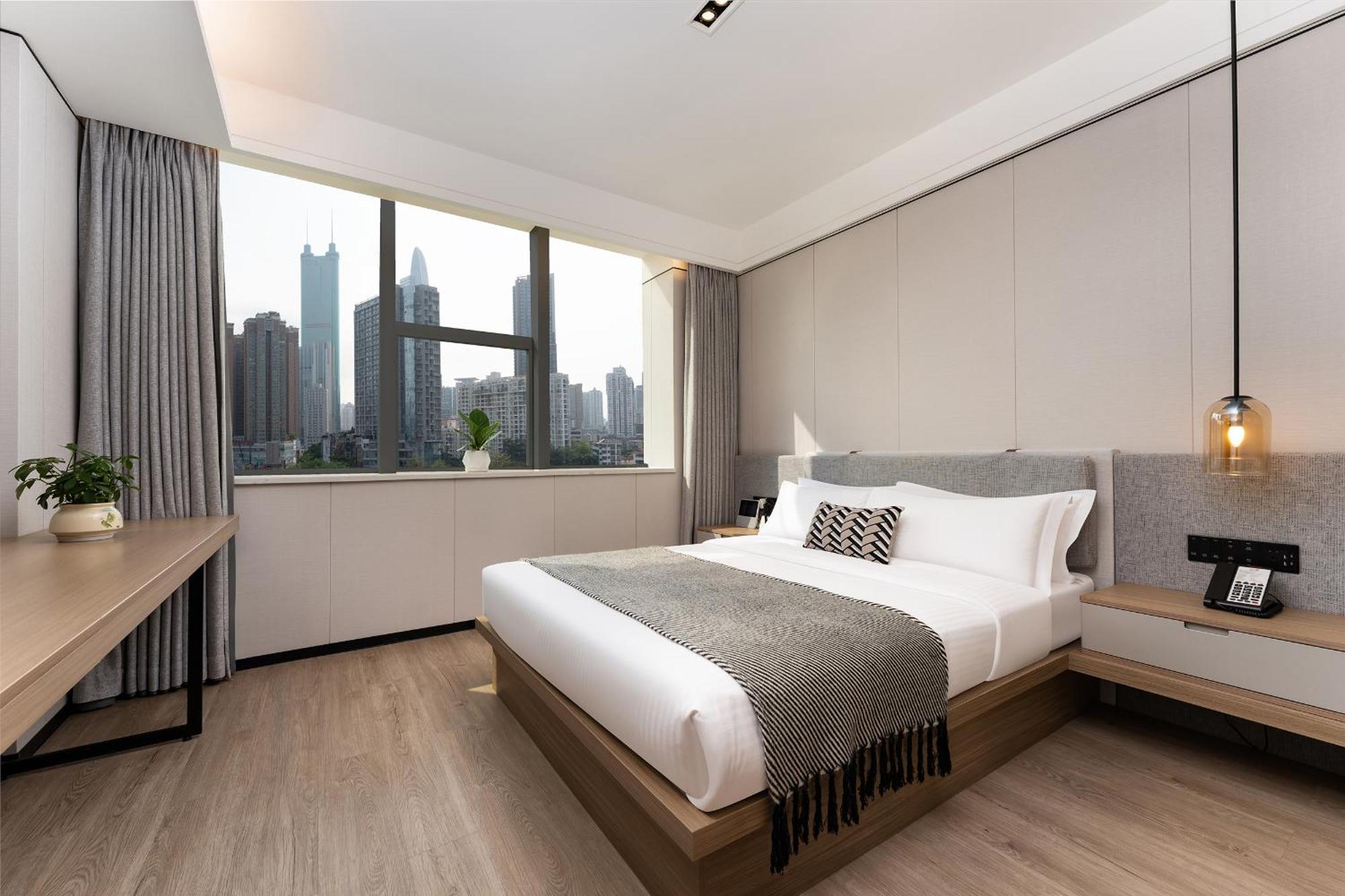Cm Serviced Apartment Shenzhen Dongmen Bagian luar foto